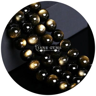 Vente en gros de perles naturelles 2A Prune fleur Tourmaline rondes et lâches Perles de pierre de lune Florite de pierre de soleil Perles espaceuses pour bijoux