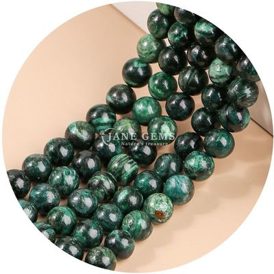 Vente en gros de perles naturelles 2A Prune fleur Tourmaline rondes et lâches Perles de pierre de lune Florite de pierre de soleil Perles espaceuses pour bijoux