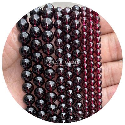 Vente en gros de perles naturelles 2A Prune fleur Tourmaline rondes et lâches Perles de pierre de lune Florite de pierre de soleil Perles espaceuses pour bijoux