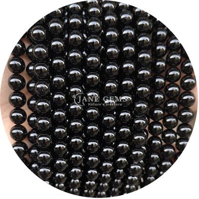 Vente en gros de perles naturelles 2A tourmaline ronde en pierre de lune perles en pierre de lune arc-en-ciel fluorite perles espaceurs pour bijoux