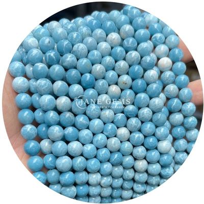 Vente en gros de perles naturelles 2A tourmaline ronde en pierre de lune perles en pierre de lune arc-en-ciel fluorite perles espaceurs pour bijoux