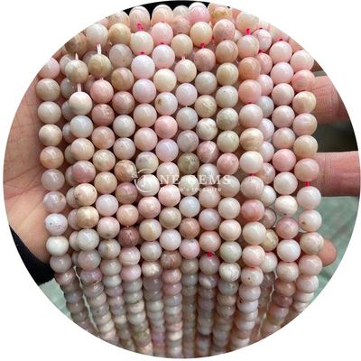 Vente en gros de perles naturelles 2A tourmaline ronde en pierre de lune perles en pierre de lune arc-en-ciel fluorite perles espaceurs pour bijoux