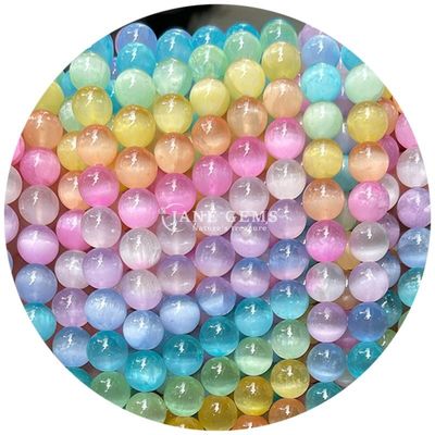 Gros de pierres précieuses naturelles Perles rondes en vrac 8 mm Perles rondes en plâtre bleu Perles rondes en hématite Perles espaceuses pour la fabrication de bijoux