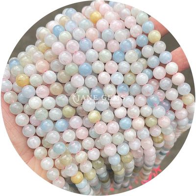 Gros de pierres précieuses naturelles Perles rondes en vrac 8 mm Perles rondes en plâtre bleu Perles rondes en hématite Perles espaceuses pour la fabrication de bijoux