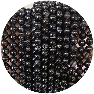 Gros de pierres précieuses naturelles Perles rondes en vrac 8 mm Perles rondes en plâtre bleu Perles rondes en hématite Perles espaceuses pour la fabrication de bijoux