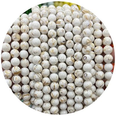 Gros de pierres précieuses naturelles Perles rondes et lâches 8 mm Agate rayé multicolore Perles lâches et rondes Perles espaceuses pour bijoux