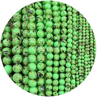Gros de pierres précieuses naturelles Perles rondes et lâches 8 mm Agate rayé multicolore Perles lâches et rondes Perles espaceuses pour bijoux