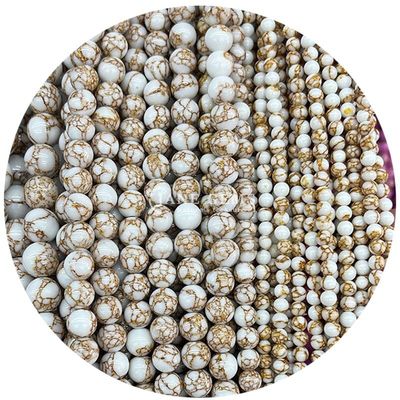 Gros de pierres précieuses naturelles Perles rondes et lâches 8 mm Agate rayé multicolore Perles lâches et rondes Perles espaceuses pour bijoux