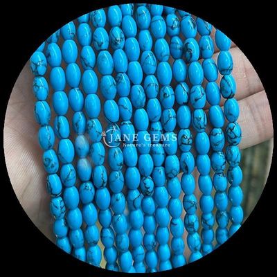 L'œil de tigre Jaune Aventurine Perle de pierre précieuse en forme de riz naturel en cristal de pierre Franges de perles lâches pour bracelets