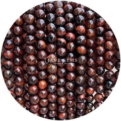 Gros de pierre naturelle perles rondes et lâches 8 mm perles larges et rouges perles rondes pour bijoux