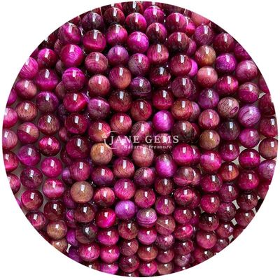 Gros de pierre naturelle perles rondes et lâches 8 mm perles larges et rouges perles rondes pour bijoux