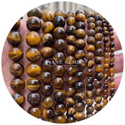 Gros de pierre naturelle perles rondes et lâches 8 mm perles larges et rouges perles rondes pour bijoux