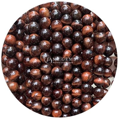 Gros de pierre naturelle perles rondes et lâches 8 mm perles larges et rouges perles rondes pour bijoux
