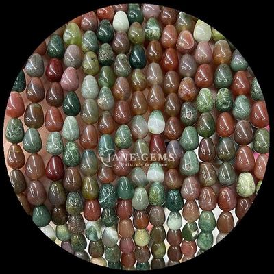 Lapis Lazuli Vert Aventurine Perle de pierre précieuse cristalline naturelle de l'eau goutte à goutte de forme de pierre Perle lâche