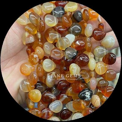 Carnélien Agate noir Perle de pierre précieuse cristalline naturelle de l'eau goutte en forme de pierre