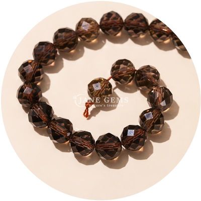Gros de pierres précieuses naturelles authentiques Perles en vrac à facettes Perles en vrac en cristal Rose Perles en pierre de quartz pour l'artisanat