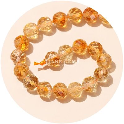 Gros de pierres précieuses naturelles authentiques Perles en vrac à facettes Perles en vrac en cristal Rose Perles en pierre de quartz pour l'artisanat