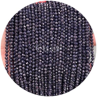 Détail en gros de pierres précieuses semi-précieuses Perles à facettes Améthyste à facettes lâches Accessoires de perles Perles espaceuses pour la fabrication de bijoux
