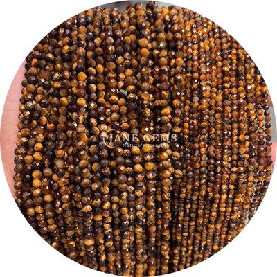 Détail en gros de pierres précieuses semi-précieuses Perles à facettes Améthyste à facettes lâches Accessoires de perles Perles espaceuses pour la fabrication de bijoux