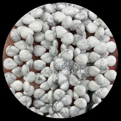 Howlite agate fou perle de pierre précieuse cristalline naturelle goutte d'eau forme pierre perles lâches fils pour bracelets