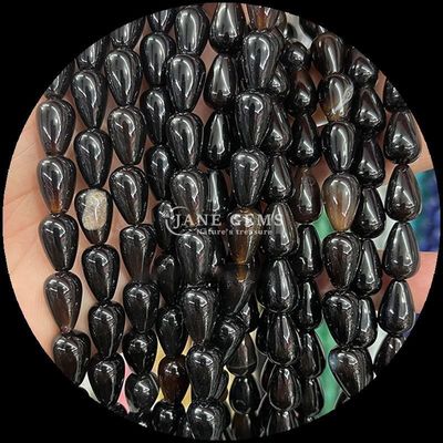 Howlite agate fou perle de pierre précieuse cristalline naturelle goutte d'eau forme pierre perles lâches fils pour bracelets