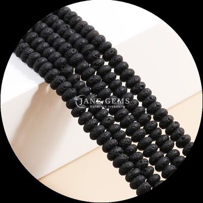 La pierre de lavande de la fortune de jade perle de pierre précieuse de cristal naturel d' abacus de forme de pierre de perle en vrac