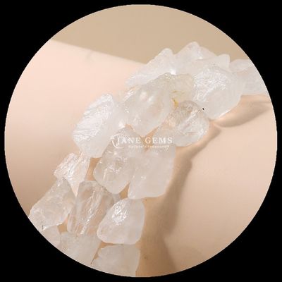 Rose Quartz Améthyste Perle de pierre précieuse cristalline naturelle pierre brute brute Perle en vrac