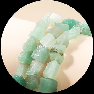 Fluorite Amazonite Perles de pierre précieuse cristalline naturelle pierre brute en vrac Franges de perles en vrac pour bracelets