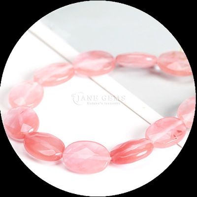 Perles de perles à forme ovale à facettes cristallines naturelles opalite bleu point pierre perles lâches pour bracelets