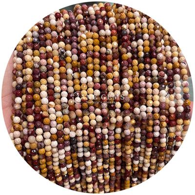 Pièces naturelles de guérison pierre précieuse forme ronde perles lâches à facettes pour cadeau fait à la main