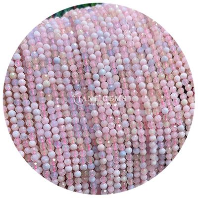 Pièces naturelles de guérison pierre précieuse forme ronde perles lâches à facettes pour cadeau fait à la main