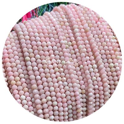 Pierre naturelle authentique, pierre précieuse poli, perle ronde lisse et lâche pour la fabrication de bijoux.