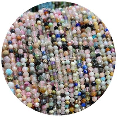 OEM ODM Support Faceté Originaux Nature pierre précieuse de guérison Cristal Perles lâches Joaillerie pour bricolage