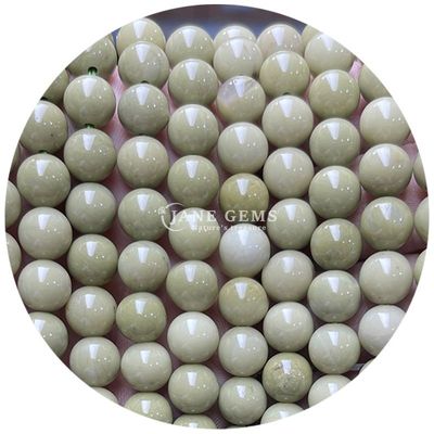 Agates naturels Perles de pierre lisse rondes Perles d'espacement lâches Pour les bijoux Faire des bracelets bricolage