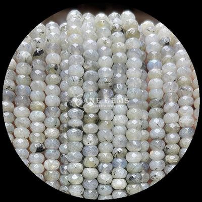 Labradorite Peridot Perles de pierre précieuse naturelle Franges de perles de pierre précieuse naturelle Façonnés perles d'abacus pour cadeaux personnalisés