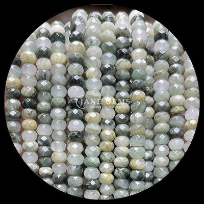 Labradorite Peridot Perles de pierre précieuse naturelle Franges de perles de pierre précieuse naturelle Façonnés perles d'abacus pour cadeaux personnalisés