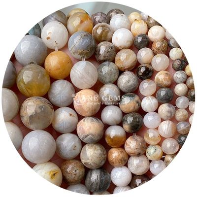 Cristaux naturels de guérison pierre précieuse perles lâches perles de pierre lisse pour la fabrication de bijoux