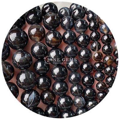 Perles de pierre naturelle en vrac Perles de cristal d'agate de pierre réelle pour la fabrication de bijoux