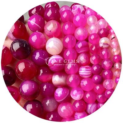 Perles de pierre naturelle en vrac Perles de cristal d'agate de pierre réelle pour la fabrication de bijoux
