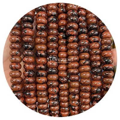 Des perles de pierre naturelles douces, douces, semi-précieuses, rondes et lâches, des perles de guérison pour la fabrication de bijoux