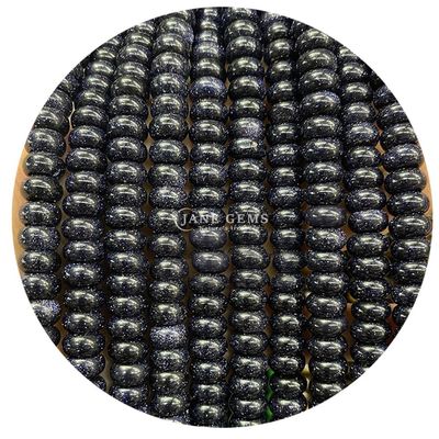 Des perles de pierre naturelles douces, douces, semi-précieuses, rondes et lâches, des perles de guérison pour la fabrication de bijoux