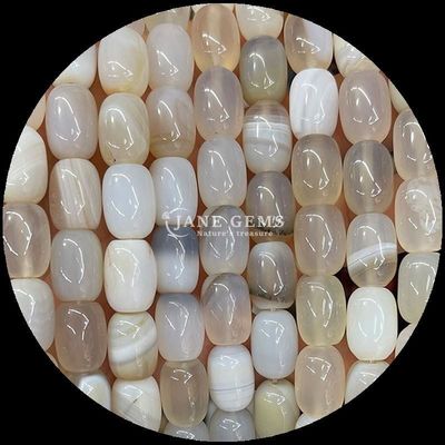 Perles de pierres précieuses Howlite Opalite cristal naturel pierre précieuse baril de forme perles en vrac pour la fabrication de bijoux