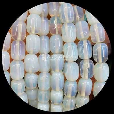 Perles de pierres précieuses Howlite Opalite cristal naturel pierre précieuse baril de forme perles en vrac pour la fabrication de bijoux