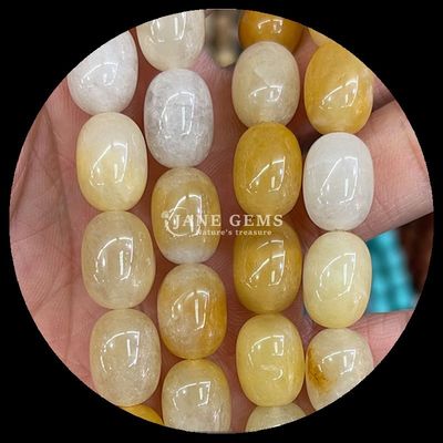 Perles de pierres précieuses Howlite Opalite cristal naturel pierre précieuse baril de forme perles en vrac pour la fabrication de bijoux