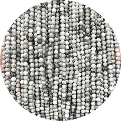 Pierre semi-précieuse Citrine Tourmaline Guérisseur Franges de perles rondes lâches Pour faire des cadeaux d'anniversaire