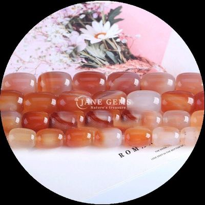 Perles de pierres précieuses Carnélien Agate vert cristal naturel Pierre précieuse en fût en forme de perles en peluche Franges pour la fabrication de bijoux