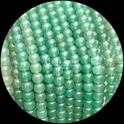 Perles de pierres précieuses vert aventurine pierre violette pierre naturelle cristalline pierre précieuse de la forme de pomme perles en vrac fils pour la fabrication de bijoux