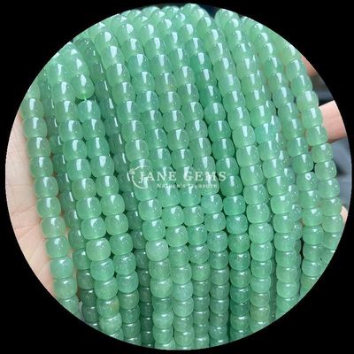 Perles de pierres précieuses vert aventurine pierre violette pierre naturelle cristalline pierre précieuse de la forme de pomme perles en vrac fils pour la fabrication de bijoux