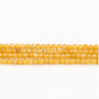 Pierre naturelle authentique, pierre précieuse, polissée, lisse, ronde, en forme de perle, pour le collier de bracelet.