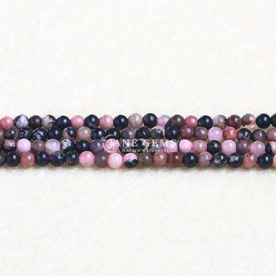 Perles de pierre naturelle Perles de pierre en vrac Perles de cristal grenat rouge jaspe noir agate Perles pour la fabrication de bijoux
